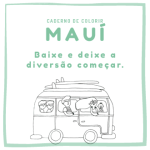 MAUI PARA CRIANÇAS: O CADERNO DE COLORIR